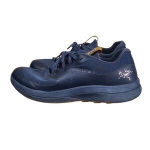 ArcTeryx Norvan LD 2 Mens Running Shoes 9 D Navy/Brown Vibram Sole Lightweight